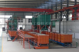 供应杭州卓越年产1万吨机床铸件柔性消失模铸造生产线
